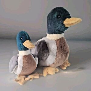 Jake Mallard Duck  Plush TY Beanie Buddy & Ty Beanie 1998 Retired Vintage